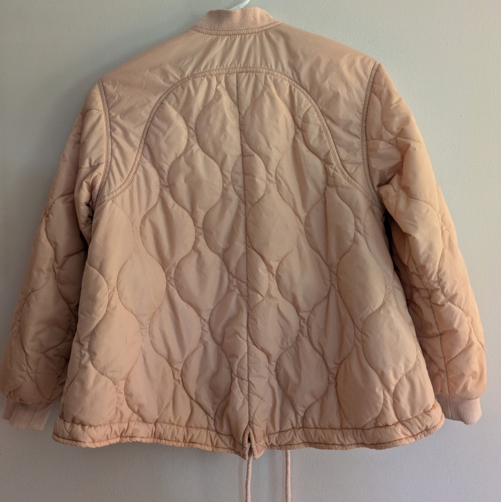 Suncoo Paris Women's Quilted Jacket Peachy Pink - Picture 3 of 10